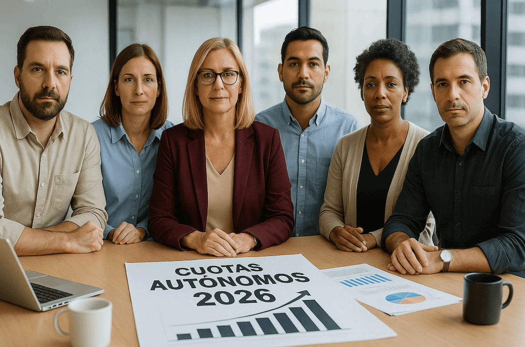 Cuotas de autónomos 2026 en España