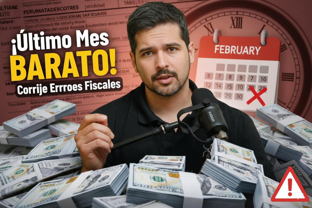 Febrero, Último Mes Barato para Corregir Errores Fiscales